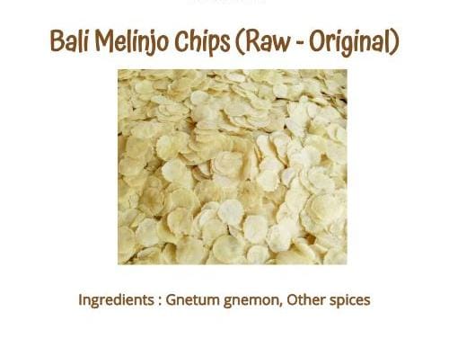 Bali Melinjo Chips (Raw - Original)